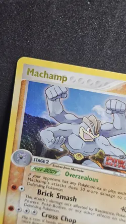 Pokemon Card Machamp 11/108 EX Power Keepers Set Stamped Reverse Holo Rare LP - Image 2