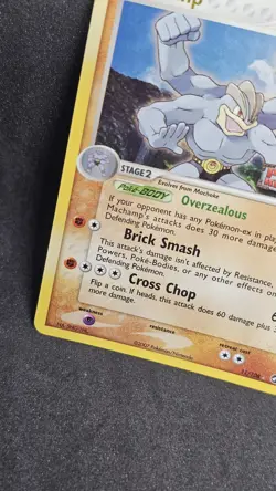 Pokemon Card Machamp 11/108 EX Power Keepers Set Stamped Reverse Holo Rare LP - Image 4