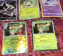 Poltchageist & Sinistcha Pokemon TCG Mixed Lot FULL ART HOLO POKEBALL - Image 4