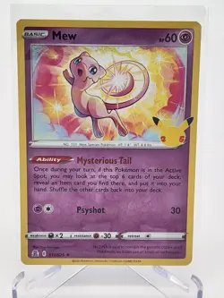 2021 Pokemon Mew Holo #011/025 Sword & Shield Celebrations - Image 1