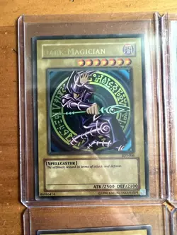 Yugioh - Yugi Mutou’s Card Lot #1 - Dark Magician, Mystical Elf, Gaia, LOB, NM - Image 3