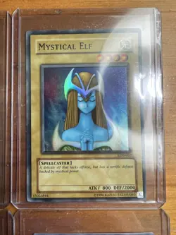 Yugioh - Yugi Mutou’s Card Lot #1 - Dark Magician, Mystical Elf, Gaia, LOB, NM - Image 5