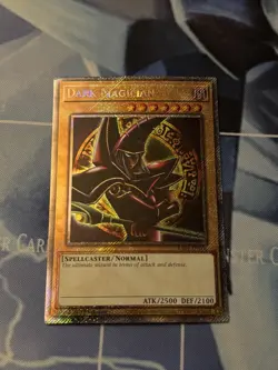 Yugioh Dark Magician Arkana Art RA04-EN106 Platinum Secret Rare NM - Image 1
