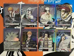 Union Arena Bleach Vol. 2 - Super Rare SR Complete 8 Card Set EX07BT/BLC-2 - Image 1
