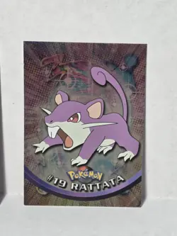 Rattata #19 Topps Blue Logo Lot Of 2 Cards Pokemon - Image 3