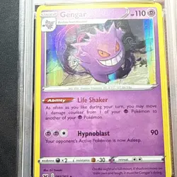 Pokemon Gengar TCG Sword & Shield Base Set Holo Card 085/202 PSA 9 Mint - Image 2