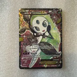 Pokemon Meloetta EX 200 HP Full Art Holo 167/086 Sv: Black Bolt TCG Card - Image 1