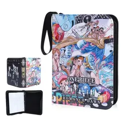 Card Book Holder Binder Album Collection One Piece 400 Trading TCG Card Case - Image 1
