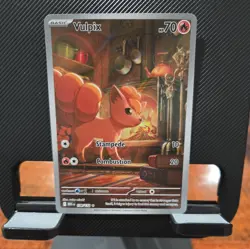 Pokemon Card TCG: Vulpix 138/132 ME:01 Mega Evolutions - Illustration Rare - NM - Image 1