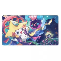 Jirachi - Pokemon Board Card Game Playmat Games Mousepad Play Mat of TCG 225832 - Image 2