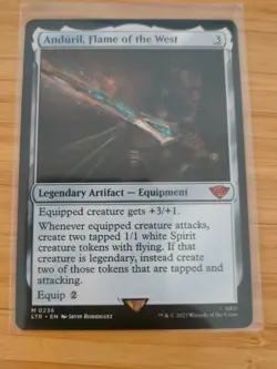 MTG Anduril, Flame of the West 0236 Lord of the Rings M/NM Free UK P&P - Image 1