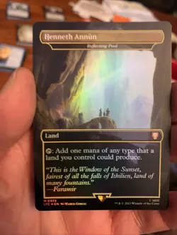 Henneth Annun (Reflecting Pool) (373) ~~ Borderless - Foil NM-Mint, mtg lotr - Image 1