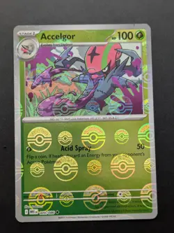 Accelgor Pokeball Holo Rare 009/086 - Pokemon TCG - BB WF - Pack Fresh / NM - Image 1