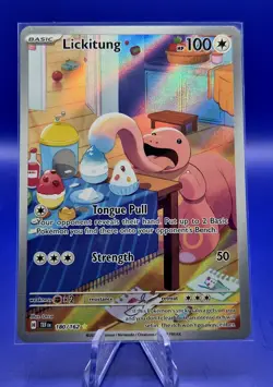 Lickitung 180/162 Temporal Forces Illustration Rare - Pokemon English TCG - NM - Image 1