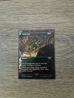 MTG Nasty End The Lord of The Rings: Tales of Middle-Earth Foil Common Card 0416 - Image 1