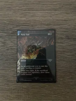 MTG Nasty End The Lord of The Rings: Tales of Middle-Earth Foil Common Card 0416 - Image 3