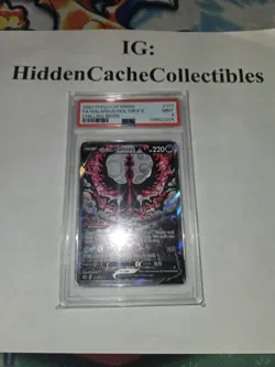 2021 Pokemon Sword And Shield Chilling Reign Moltres V Alt Art #177 PSA 9 - Image 1
