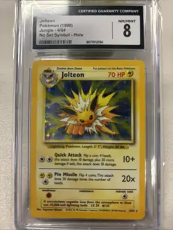 Pokemon Jolteon Jungle 4/64 Holo Rare No Set Symbol - Image 1