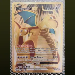 POKEMON XY EVOLUTIONS DRAGONITE EX 106/108 FULL ART ULTRA RARE NEAR MINT - Image 1