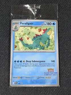 Feraligatr 213 Pikachu 214 Toxtricity EX 215 Illustration Contest 2024 Pokemon - Image 2