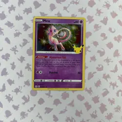 Pokemon TCG Mew 011/025 Holo Rare Celebrations Set - Image 1