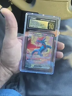 2025 POKEMON JOURNEY TOGETHER #187/159 SALAMENCE EX SIR CGC PRISTINE 10 LOW POP' - Image 2