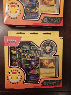 Two 2026 Pokemon Day Collection - 30th Anniversary Pikachu Promo Pack Lot - 2x - Image 3
