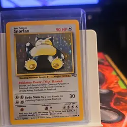 Pokemon Snorlax 11/64 Jungle Unlimited Holo Rare 1999 90 HP Basic English - Image 1