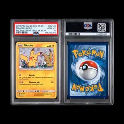 2019 Pokemon Sun & Moon Black Star Promo Pikachu #SM162 Holo PSA 10 GEM MINT - Image 3