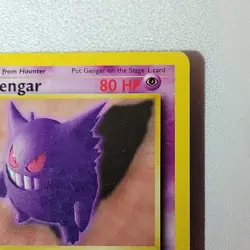Gengar 20/62 - Fossil Unlimited 1999 Non Holo Rare Pokemon TCG - Image 3