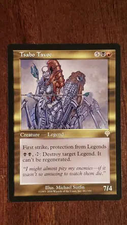 Tsabo Tavoc Invasion EX/LP 281/350 MTG Magic the Gathering Creature Rare - Image 1