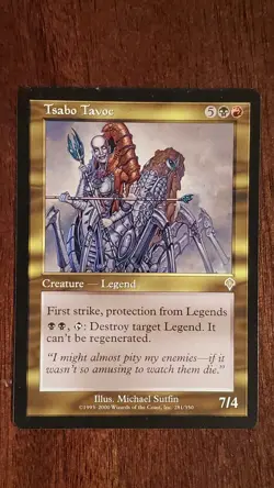 Tsabo Tavoc Invasion EX/LP 281/350 MTG Magic the Gathering Creature Rare - Image 3