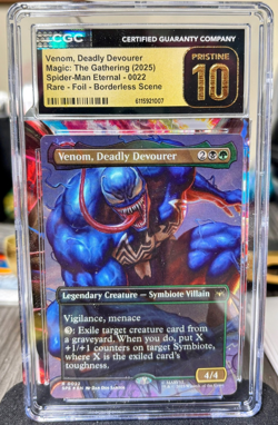 Venom Deadly Devourer Borderless FOIL SPE #22 SpiderMan 2025 Magic The Gathering - Image 1