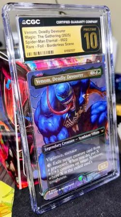 Venom Deadly Devourer Borderless FOIL SPE #22 SpiderMan 2025 Magic The Gathering - Image 2