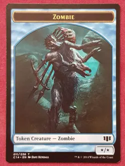 Magic The Gathering COMMANDER 2014 C14 APE ZOMBIE token card MTG - Image 2