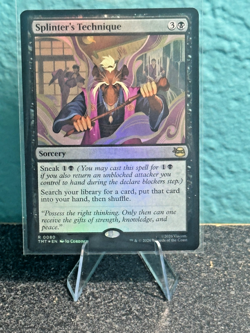 Splinter's Technique R 80 Foil Teenage Mutant Ninja Turtles MTG Card NM - Image 1