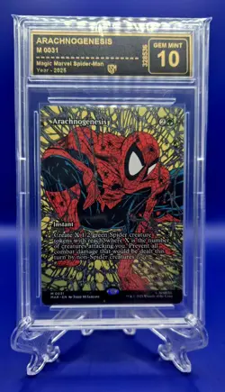 MTG Marvel Spider-Man Arachnogenesis M 0031 GSM 10 Gem Mint Magic The Gathering - Image 1
