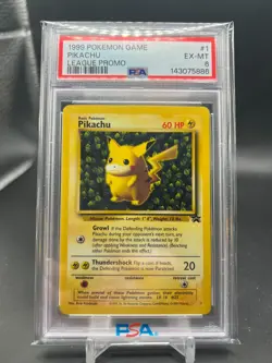 1999 Pokemon Pikachu Ivy League Promo PSA 6 Newly Graded - Image 1