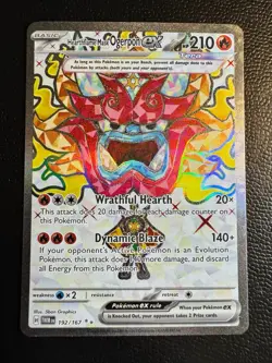 Pokemon TCG Hearthflame Mask Ogerpon ex - Ultra Rare SV06 192/167 NM - Image 1
