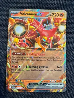 Pokemon TCG Volcanion ex 031/159 SV09: Journey Together Double Rare NM - Image 1