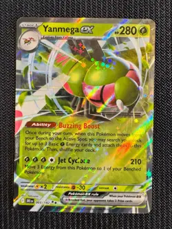 Pokemon TCG Yanmega ex 003/182 SV10: Destined Rivals Double Rare NM - Image 1