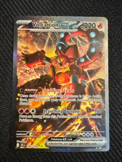 Pokemon TCG Volcanion ex 182/159 Journey Together Special Illustration Rare NM - Image 1