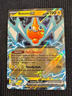 Pokemon TCG Rotom ex 029/094 ME02: Phantasmal Flames Double Rare NM - Image 1