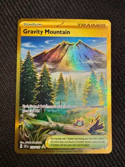 Pokemon TCG Gravity Mountain 250/191 SV08: Surging Sparks Hyper Rare NM - Image 1