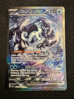 Pokemon Chien-Pao ex 261/193 SV02: Paldea Evolved Special Illustration Rare NM - Image 1