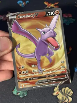 Pokemon Cards Aerodactyl 179/196 Full Art Ultra Rare Lost Origin - (NM) #2 - Image 2