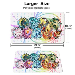 Eeveelutions - Board Game Pokemon Eevee Playmat Games Mousepad Play Mat of TCG - Image 2