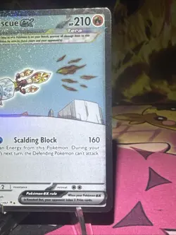 Eiscue ex 222/197 SV03: Obsidian Flames SIR Pokemon TCG NM Holo - Image 2