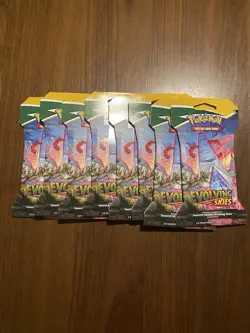 Pokemon Evolving Skies New Sealed Sleeved Blister Booster x8 Packs DURALUDON - Image 1