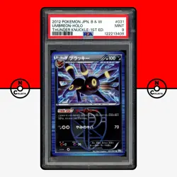 Pokemon PSA 9 Umbreon 031/051 Thunder Knuckle 1st Ed BW8 Black White Japanese - Image 1